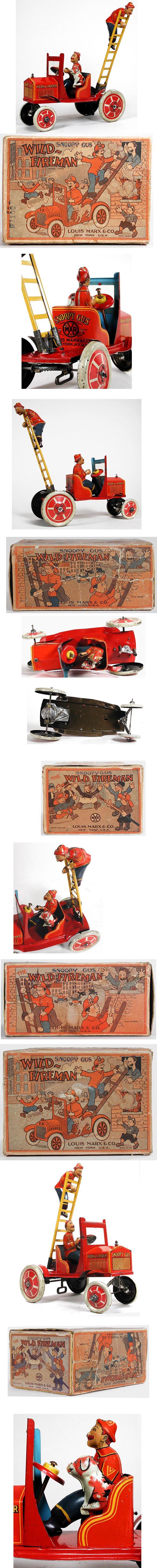 1926 Marx, Snoopy Gus The Wild-Fireman in Original Box